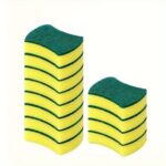 12-yellow-green-waist-shaped-sponge-wipes