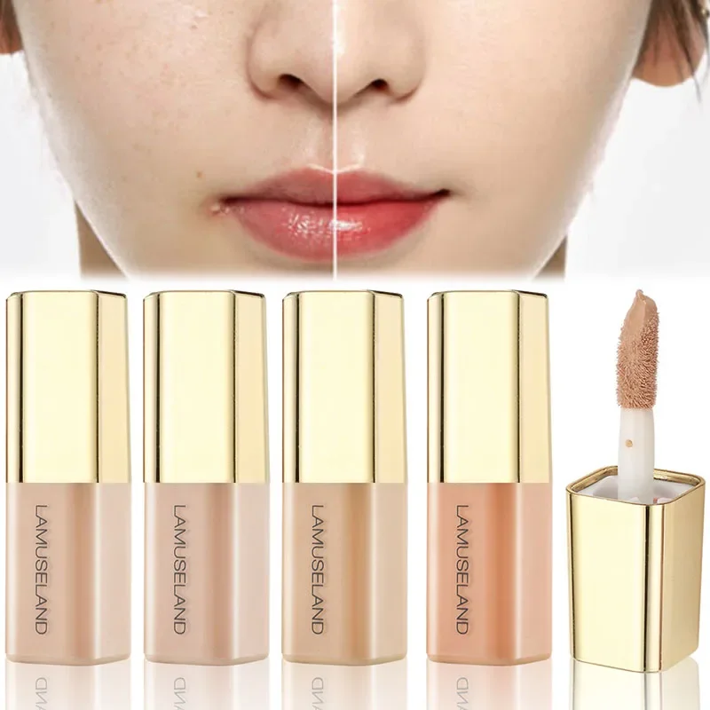 1pc Mini Concealer Liquid Foundation To Cover Dark Circles and Acne Marks Face Color Corrector 4 Colors Facial Makeup Cosmetics