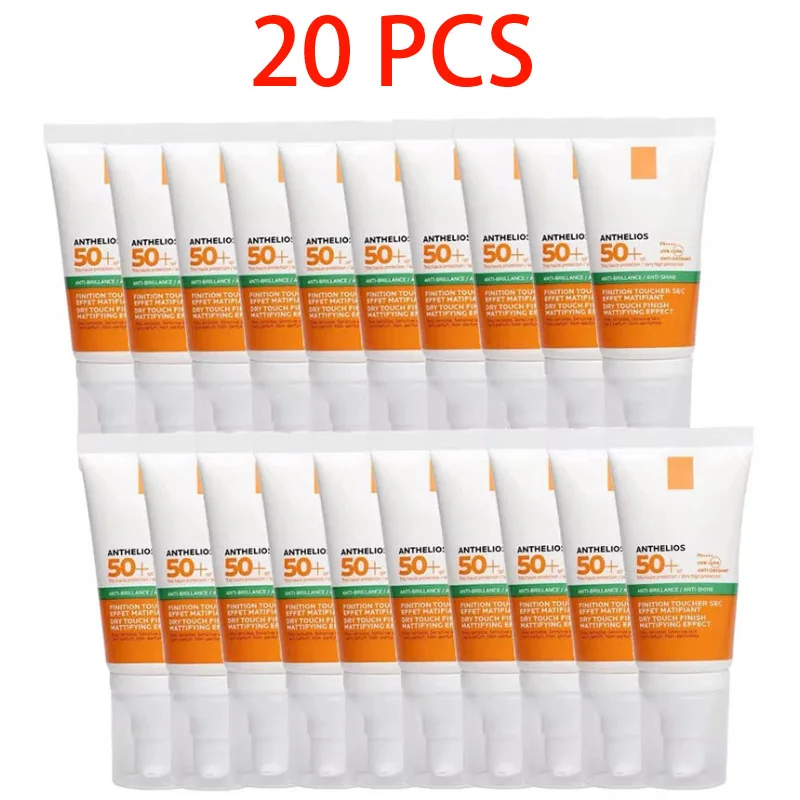 20PCS Sunscreen SPF50+ Light Non Greasy oil control Hydrating cream Protection Cream Sunblock Not greasy France Brand Sunscreen